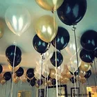 50 Pieces Metallic Balloons Of Golden 