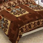 Woolen Double Size Bedsheet with 2 Pillow Covers 