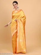 Banarasi Silk Zari Woven Saree for Women 