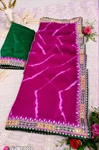 Georgette Printed Saree for Women 