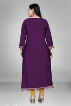 Pashmina Self-Design Kurti for Women 
