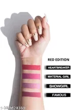 Liquid Lipstick for Women, Multicolor, Pack of 5