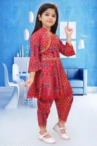 Cotton Blend Clothing Set for Girls 