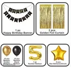 36 Pcs 5th Birthday Decoration kit, Multicolour, Set of 1