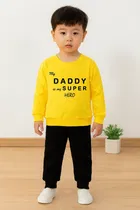 Hoisery Printed Clothing Set for Boys 