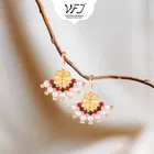 Brass Pearl Ear Cuffs for Women 