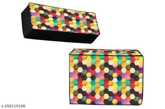 Split 1.5 Ton AC Cover for Indoor & Outdoor Unit (Multicolor, Set of 1)