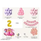73 Pcs 2nd Birthday Decoration kit, Multicolour, Set of 1