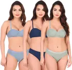 Cotton Blend Lingerie Set for Women 
