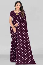 Georgette Printed Saree for Women 