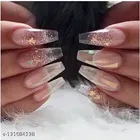 100 Pcs Artificial Nails with Glue 