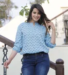 Rayon Printed Top for Women 