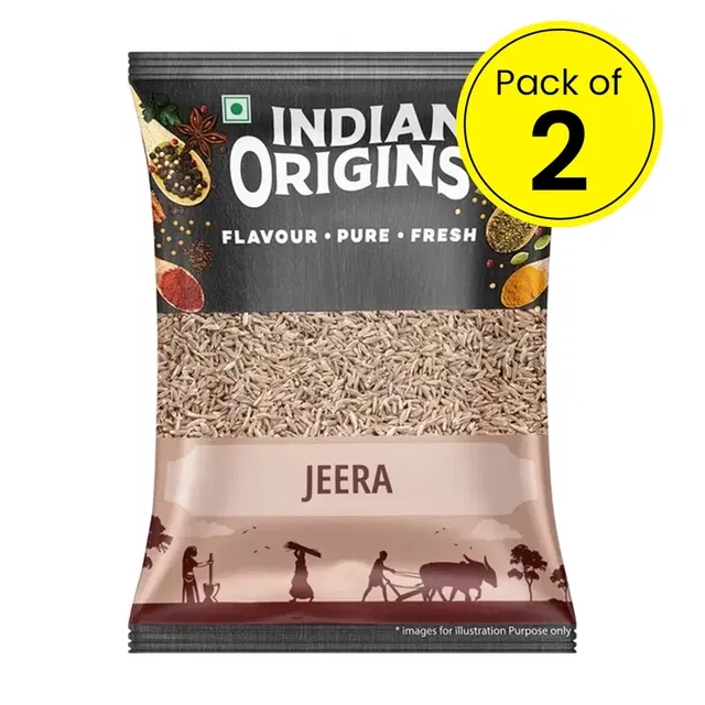 इंडियन ओरिजिन्स जीरा 2X250 g (सेट ऑफ 2)