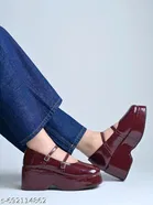 Solid Heel Sandals for Women 