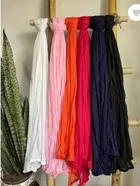 Cotton Blend Solid Dupatta for Women 