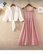 Poly Crepe Dress for Women 