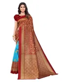 Women's Printed Saree with Blouse Piece 