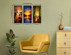 MDF 3 Pcs Designer Wall Painting for Home & Office 