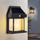 ENARA Solar Wall Light – Wireless Motion Sensor LED Sconce, Waterproof Outdoor Lantern with 3 Modes 