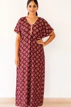Sarina Printed Nightdress for Women 