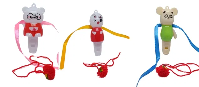 Synthetic Rakhi for Kids (Multicolor, Pack of 4)