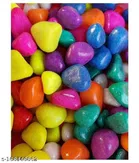 Decoration Pebbles Stones (Multicolor, 1000 g)