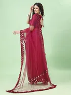 Net Printed Saree for Women 