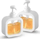 Plastic Refillable Liquid Soap Dispenser for Bathroom 