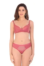 Cotton Non Padded Lingerie Set for Women (Multicolor, 30)