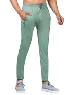 Polyester Solid Trackpant for Men (Sea Green, XS)