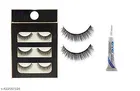 False Eyelash, Multicolor, Pack of 3