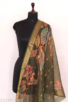 Cotton Printed Dupatta for Women & Girls, Multicolour 