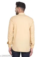 Cotton Blend Solid Short Kurta for Men 