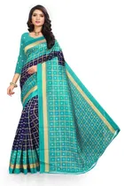 Art Silk Bandhani Saree for Women 