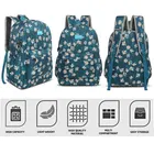 Priority 16 Inch All over Printed Polyester College Backpack For Boys & Girls | Office Bag For Men & Women | Casual Backpack For Unisex - INV16054
