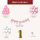 1st Happy Birthday Balloon Decoration Kit, Multicolor, Pack Of 63