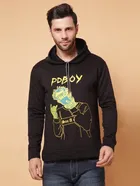 PD Boy Printed Fleece Hoodie for Men 