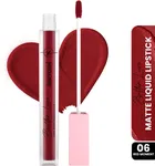 Shryoan Luxe Satin Liquid Lipstick, Shade - 06, Red Moment, 6 ml, Pack Of 1