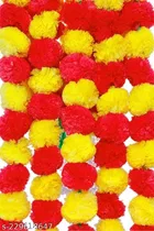 Plastic Artificial Marigold Flowers Garlands 