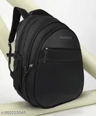 Polyester Backpack for Men & Women, Black