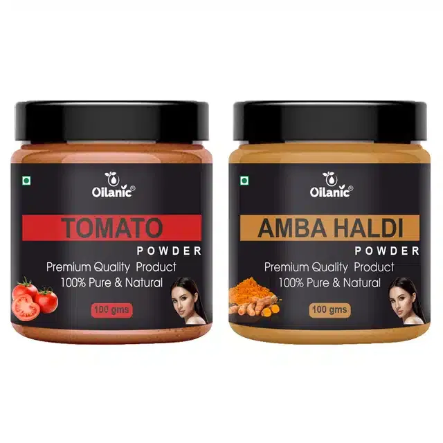 Natural Tomato & Amba Haldi Powder for Skin & Hair (Pack of 2, 100 g)