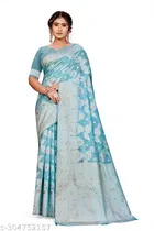 Cotton Zari Woven Saree for Women 