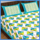 Double Bedsheet with 2 Pillow Covers 