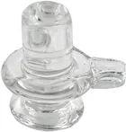 Crystal Shivling Idol (Multicolor, Pack of 1)