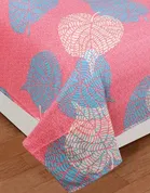 Glace Cotton Printed Double Bedsheet with 2 Pillow Covers 