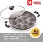 iVBOX Non-Stick Baati Baking Pot with Lid 
