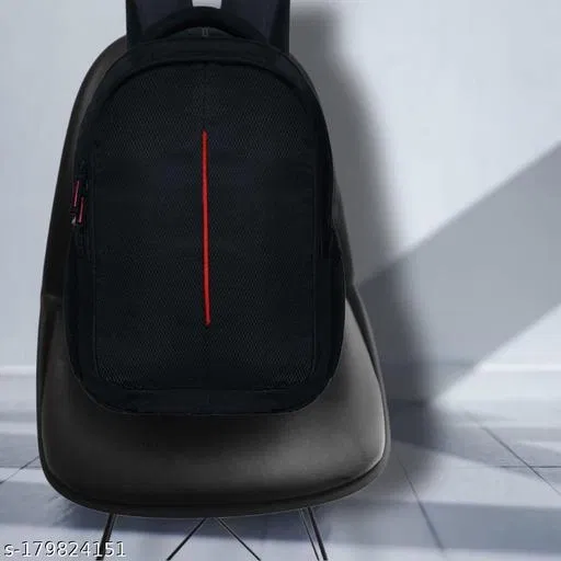 Rubber Backpack for Men & Women, Black