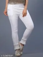 Cotton Lycra Trouser for Women 