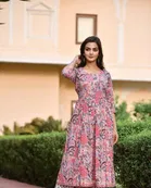 Viscose Rayon Printed Kurti for Women 
