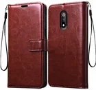 Realme RMX1901 / Realme X Artificial Leather Mobile Flip Cover 